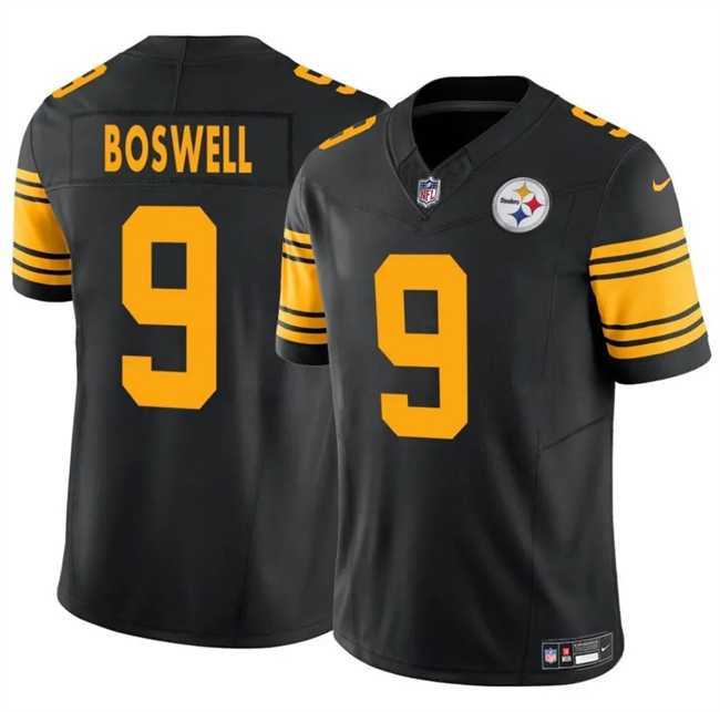 Men & Women & Youth Pittsburgh Steelers #9 Chris Boswell Black 2024 F.U.S.E. Color Rush Limited Stitched Jersey->philadelphia eagles->NFL Jersey